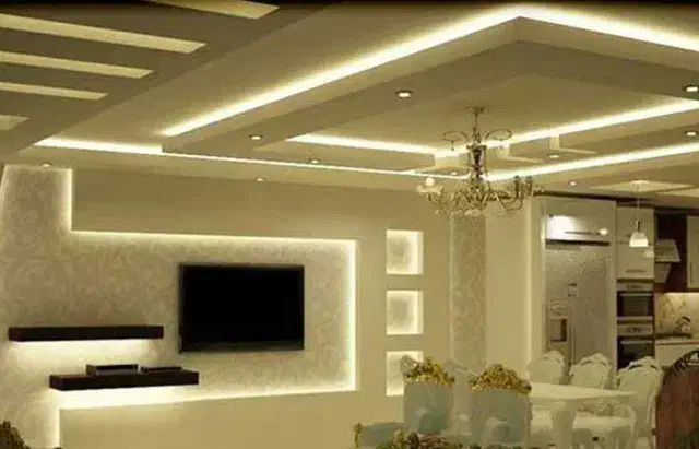 طراحی و اجرای تخصصی سقف کاذب  کناف تایل و دامپا|خدمات پیشه و مهارت|شیراز, شهرک والفجر|دیوار