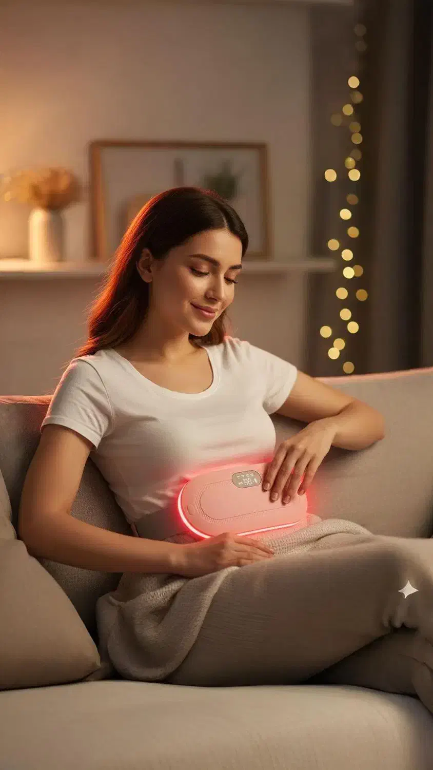 کمربند و شکمبند ماساژور حرارتی قاعدگی|آرایشی، بهداشتی، درمانی|تهران, پونک|دیوار