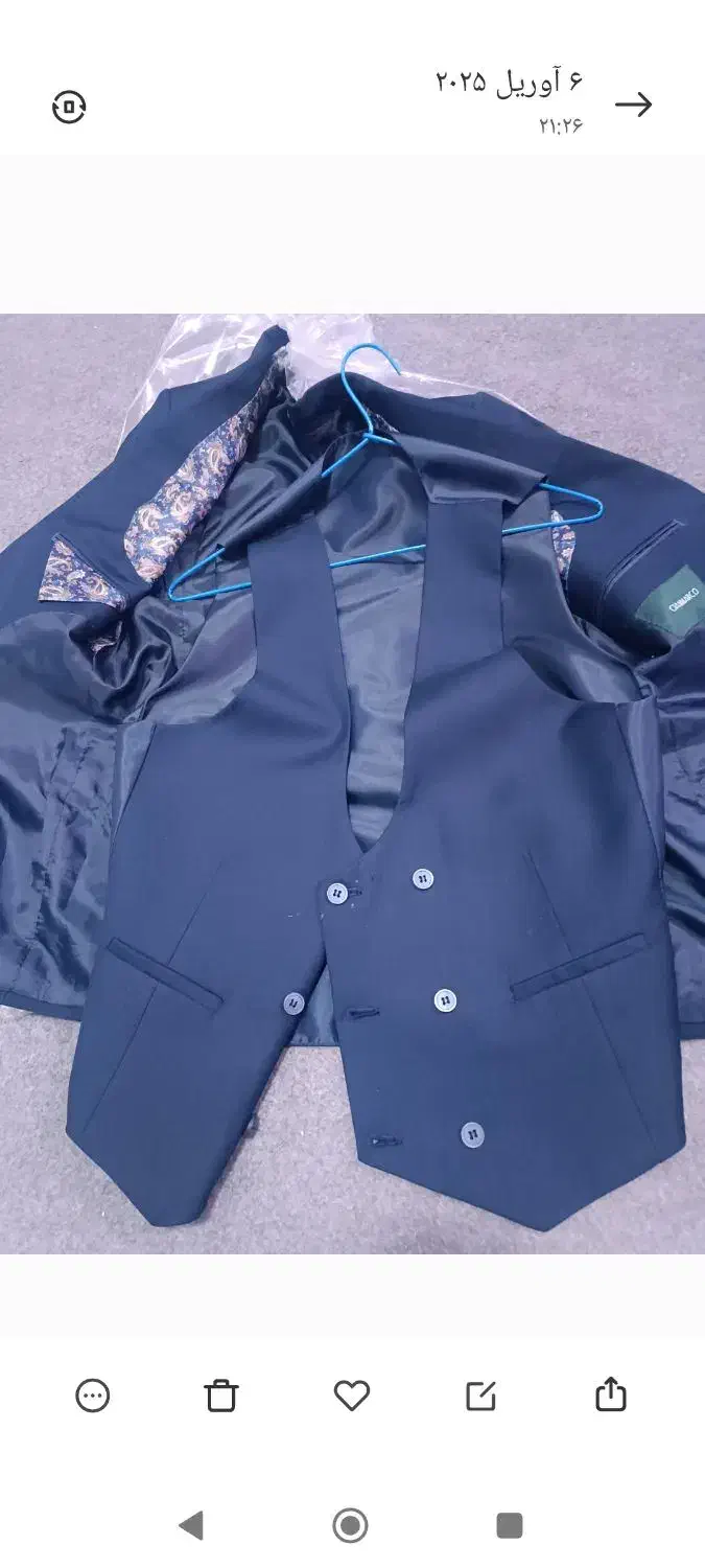 کت وجلیقه نصف قیمت|لباس|بهبهان, |دیوار