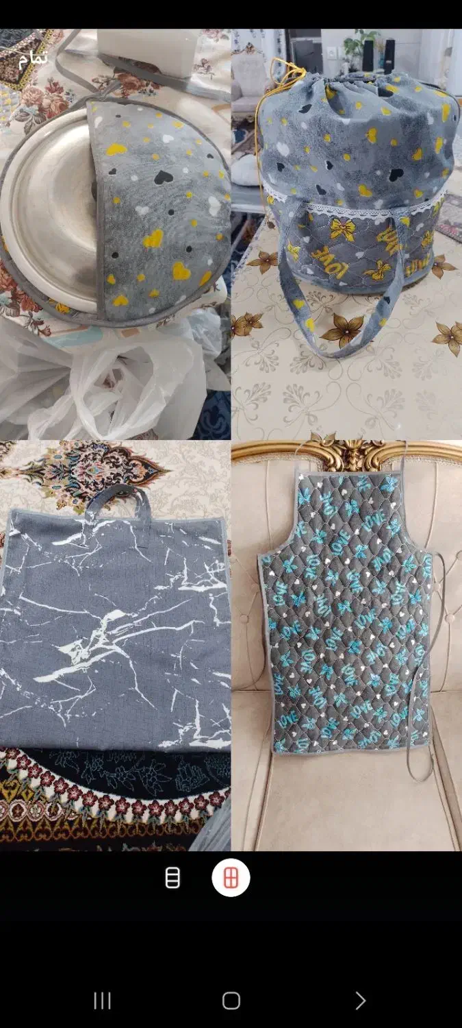 سرویس آشپزخانه|سفره، حوله، دستمال آشپزخانه|نجفآباد, یزدانشهر|دیوار