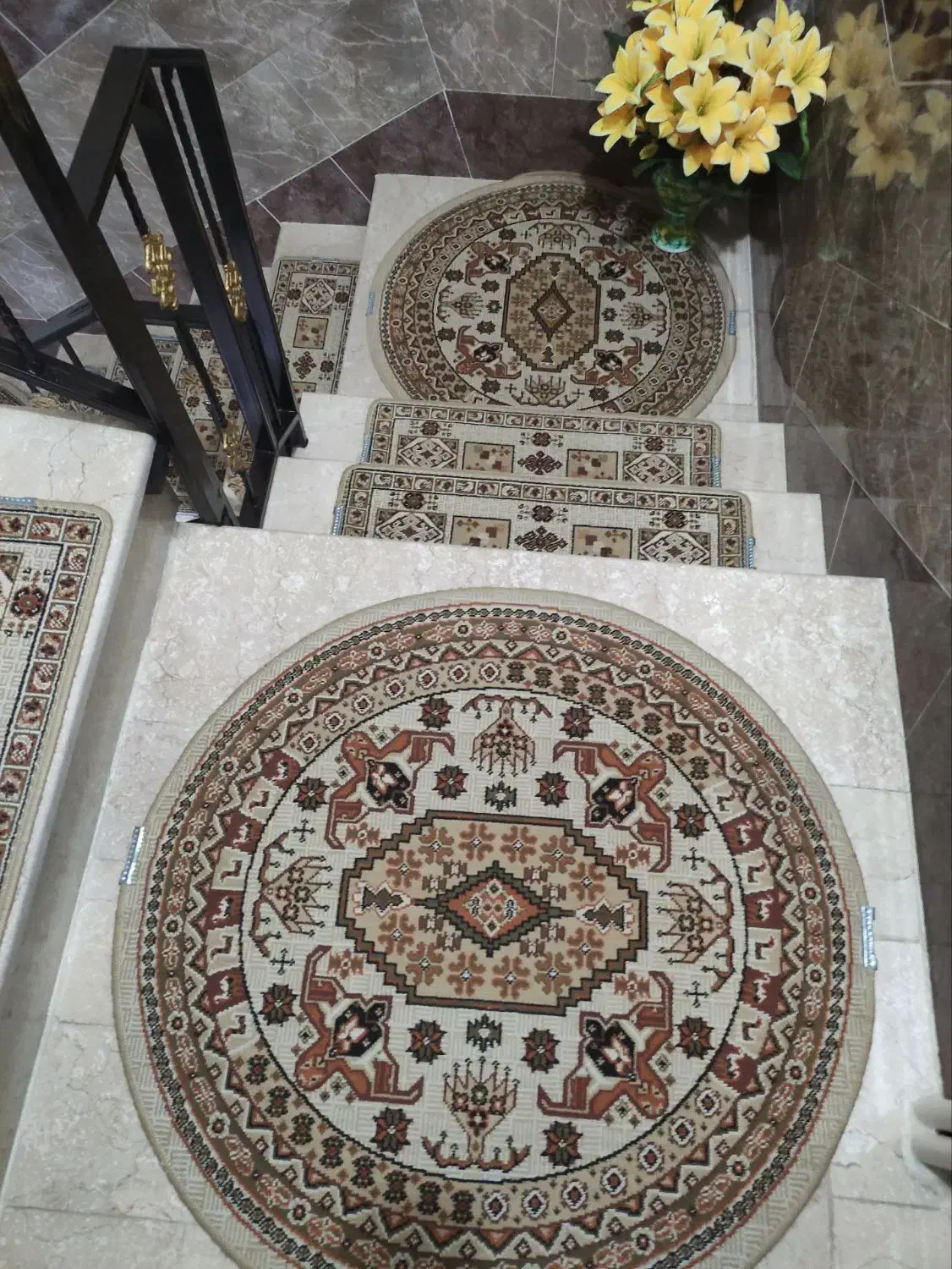 فرش پله|فرش|محمدیه-قزوین, |دیوار
