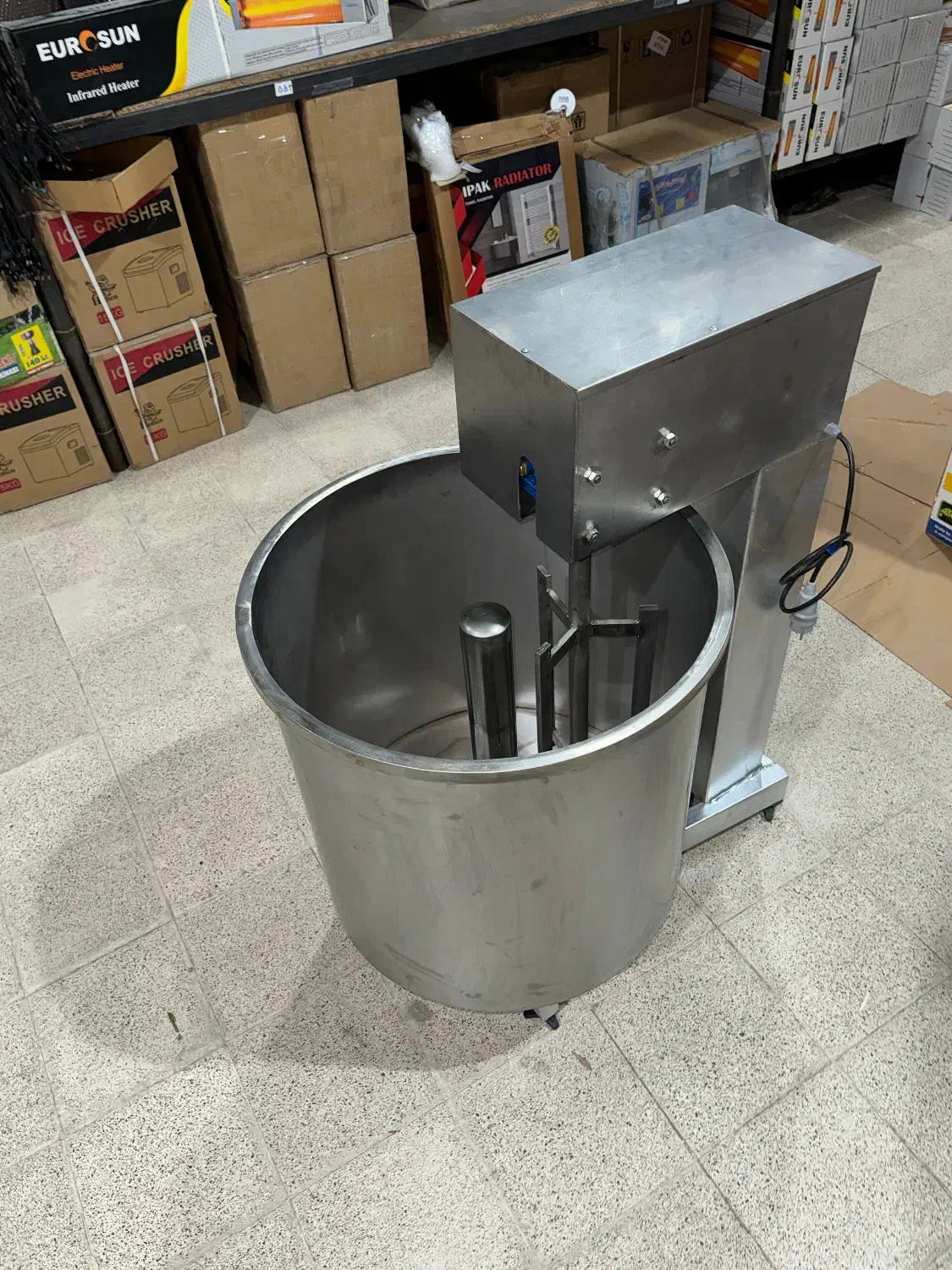 کره گیر تمام استیل K202L- مناسب کارگاه لبنیاتی|ماشین‌آلات صنعتی|اهواز, شهرک صنعتی شماره 4|دیوار