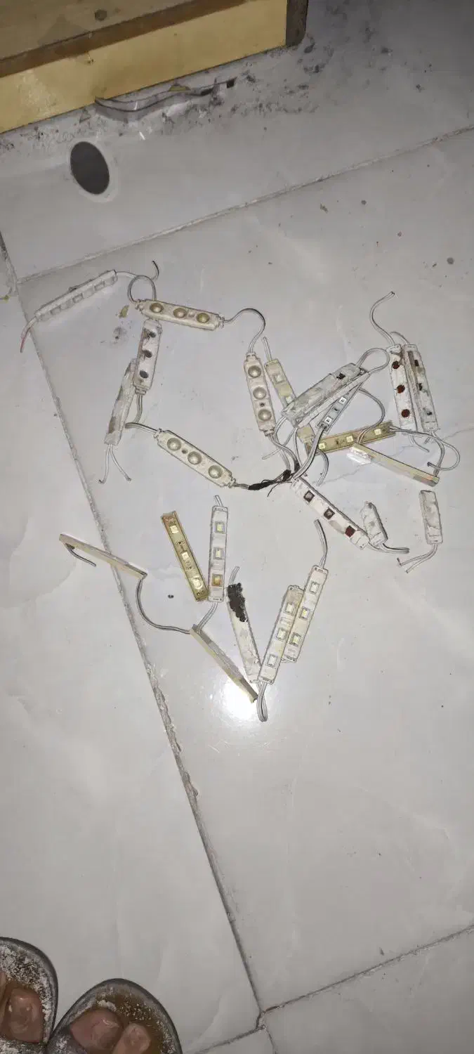 چراغ ال ای دی و آرمیچر بزرگ|ریسه و چراغ تزئینی|بناب, |دیوار