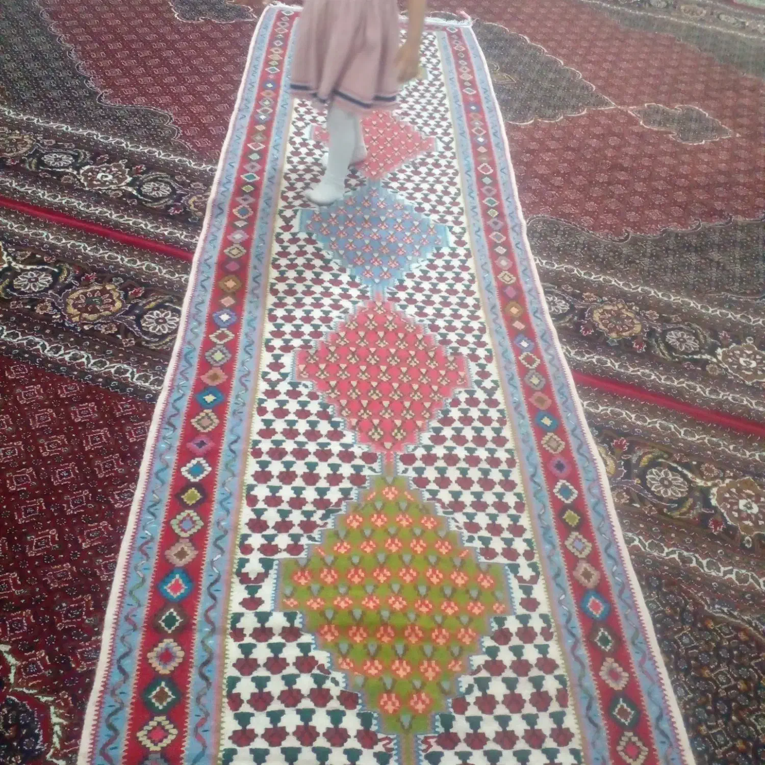 گلیم|گلیم، جاجیم، گبه|سنندج, |دیوار