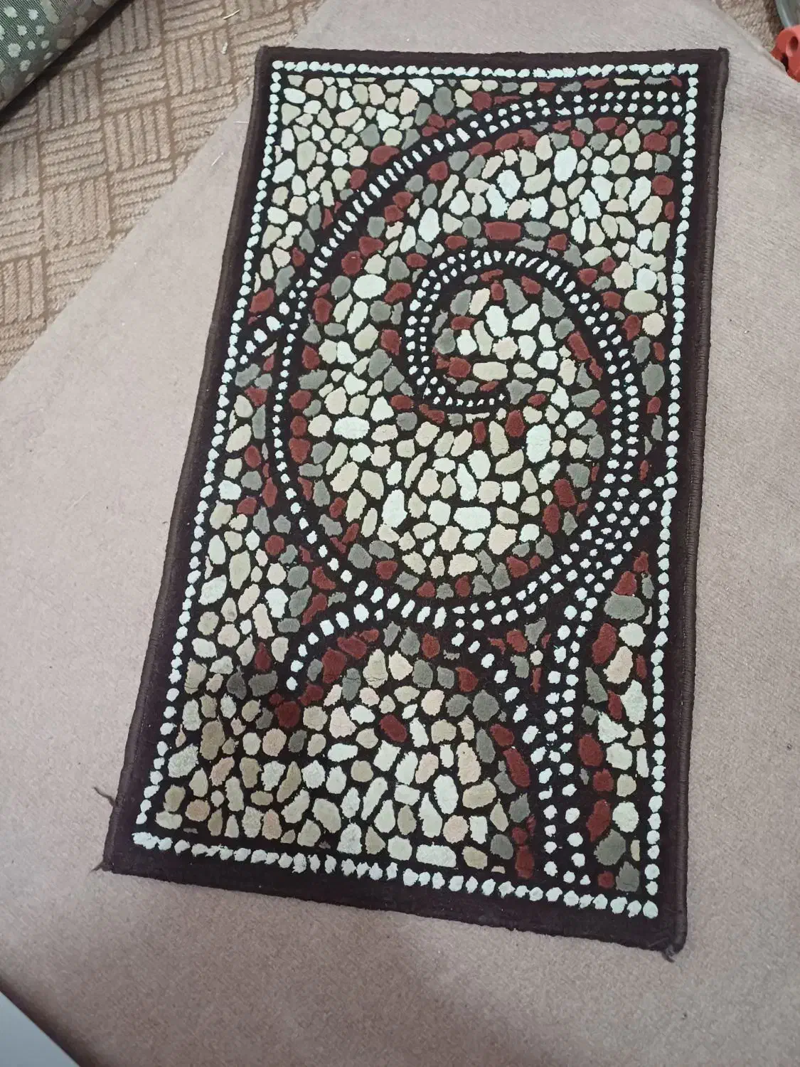 فرش طرح سنگی وفرش کودک|فرش|شهرکرد, |دیوار