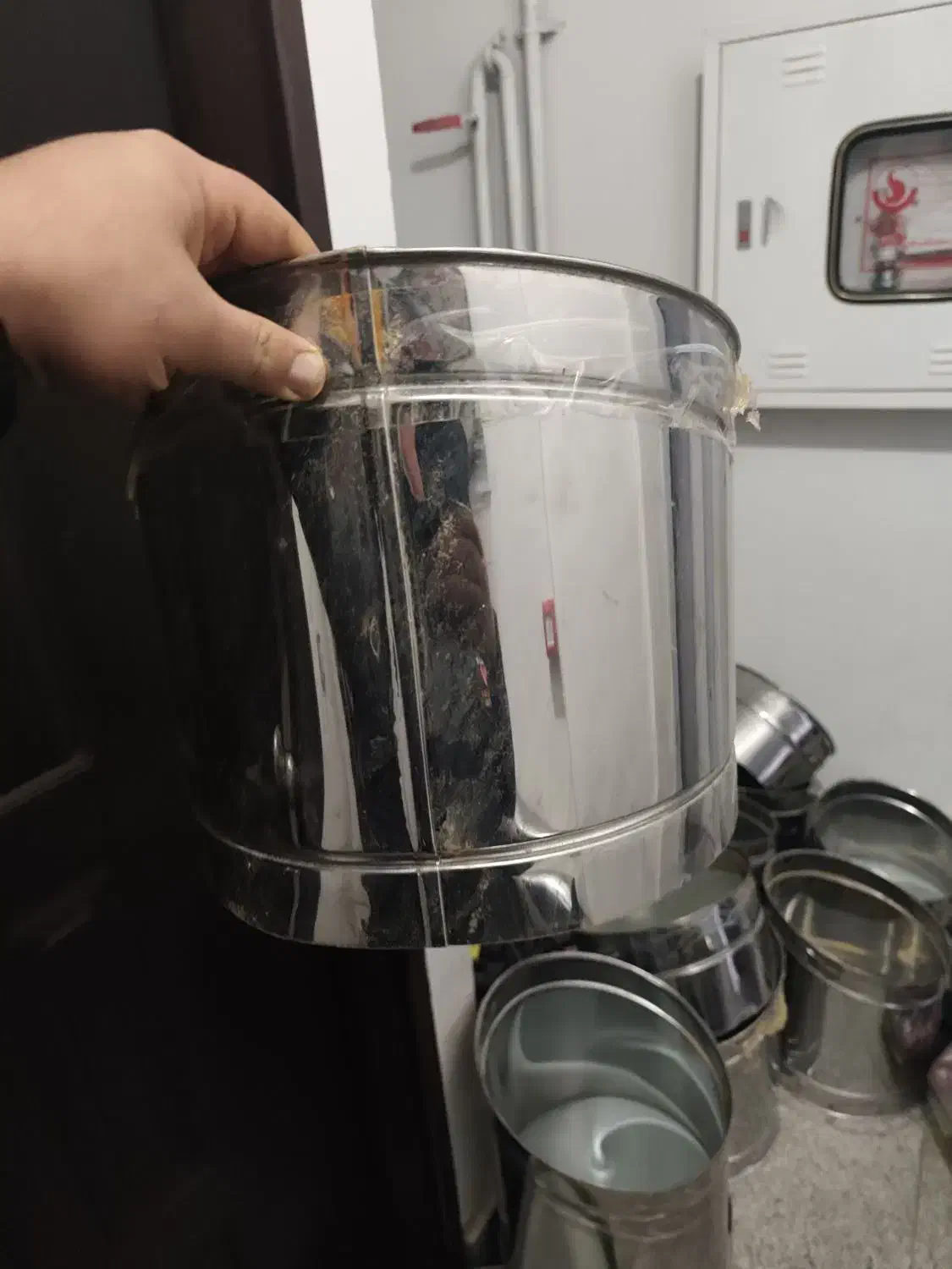 ظرف حبوبات یاجاحبوباتی استیل|ابزارآلات|مشهد, ابوذر|دیوار