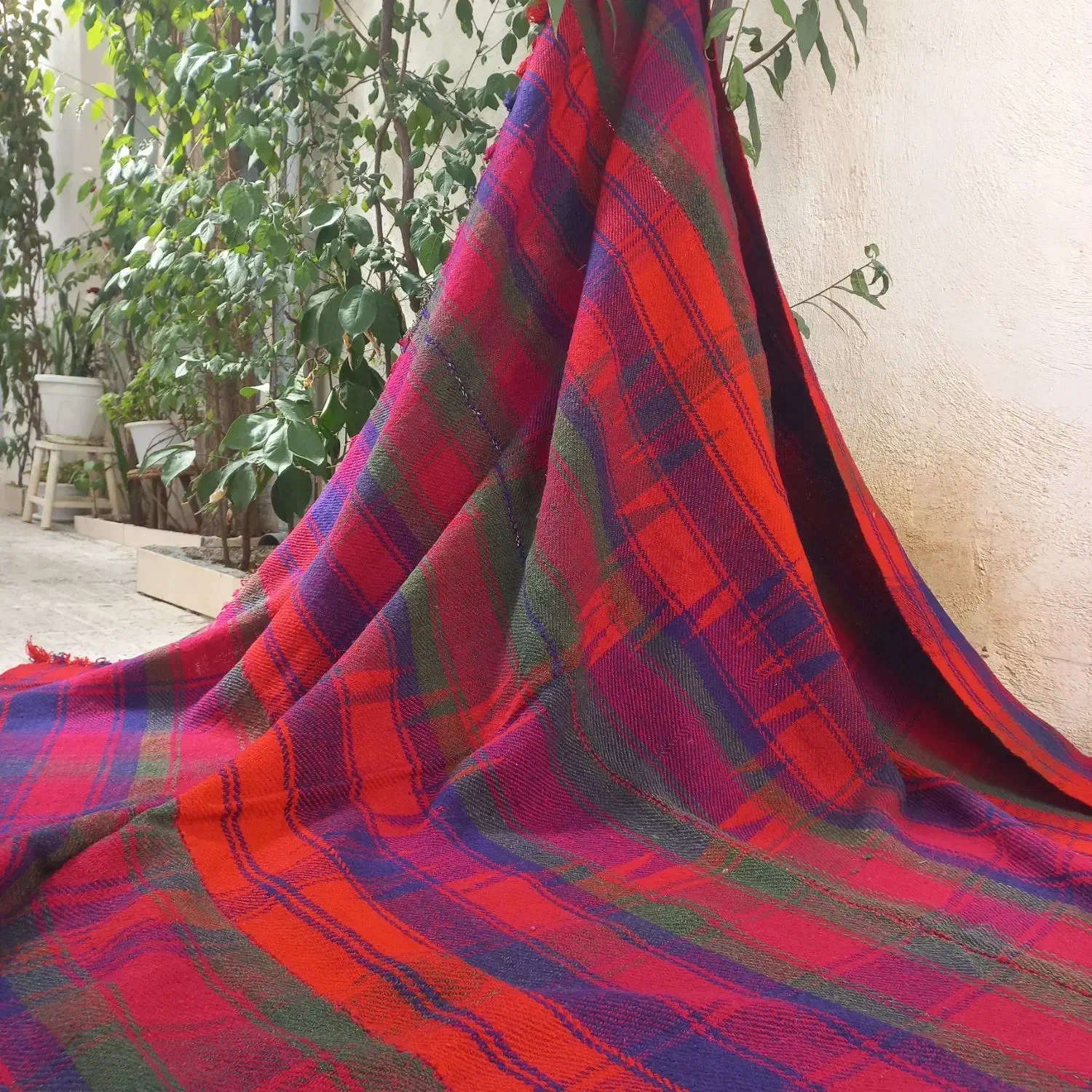 جاجیم کوردی دستبافت پشم|گلیم، جاجیم، گبه|اهواز, زیتون کارمندی|دیوار