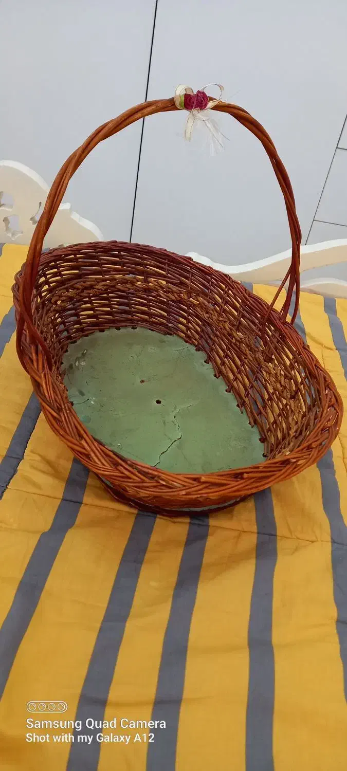 سبد چوبی|صنایع دستی و سایر لوازم تزئینی|مشهد, هنرور|دیوار