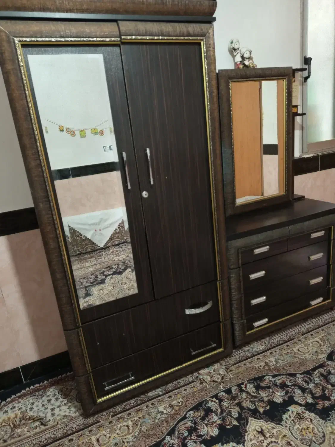 کمدلباس و دراور|جاکفشی، کمد، دراور|نهبندان, |دیوار