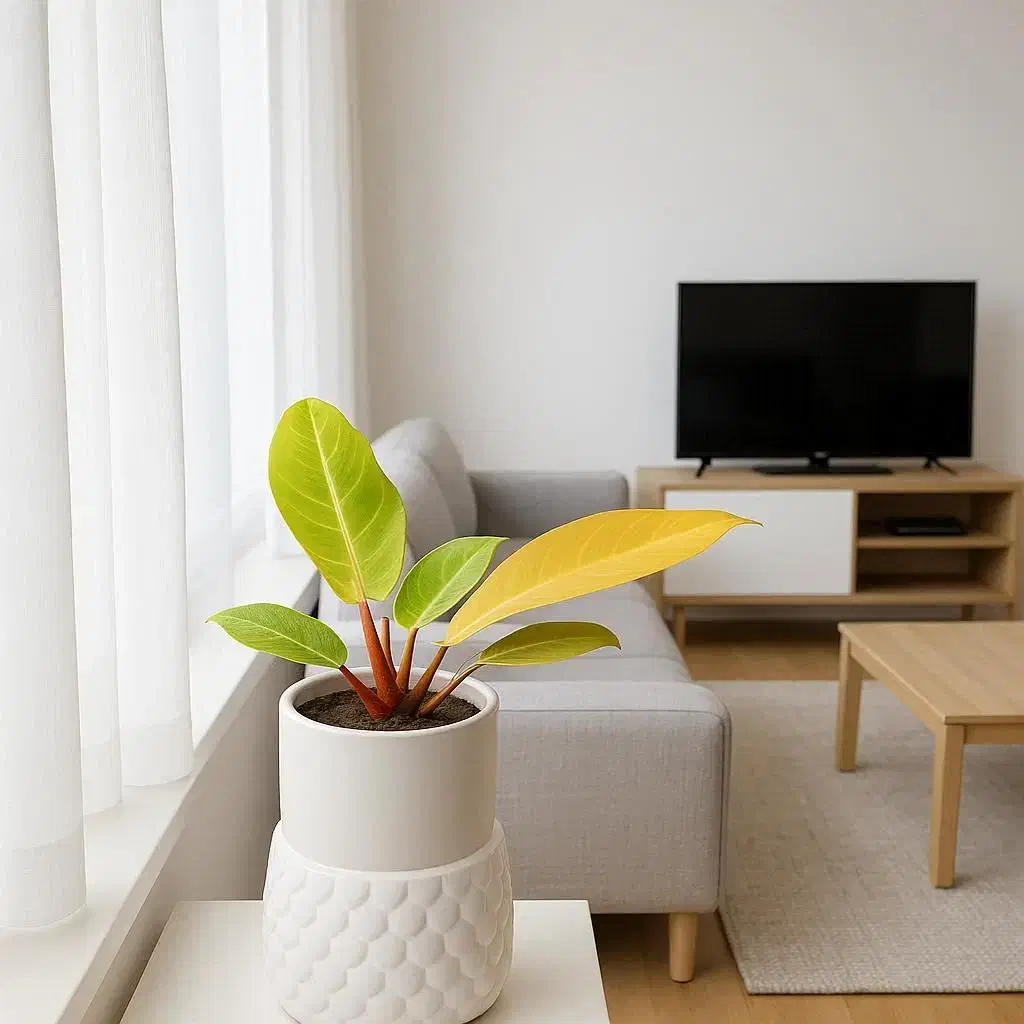 گل فیلودندرون پرتقالی گلدان ۱۷ ارسال رایگان + هدیه|گل و گیاه طبیعی|مشهد, خرم آباد|دیوار