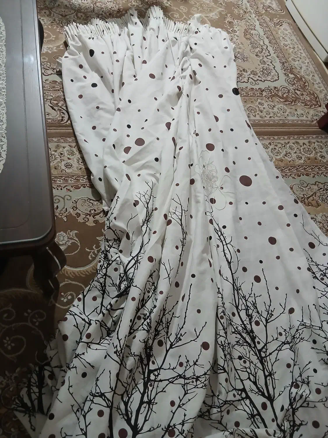 پرده واسه سالن پرچین|پرده، رانر، رومیزی|رشت, پارک شهر|دیوار