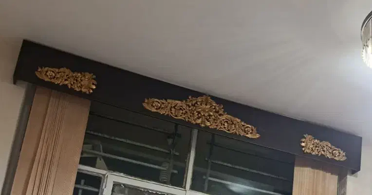 کتیبه پرده طرح سلطنتی|پرده، رانر، رومیزی|شیراز, عادل آباد|دیوار