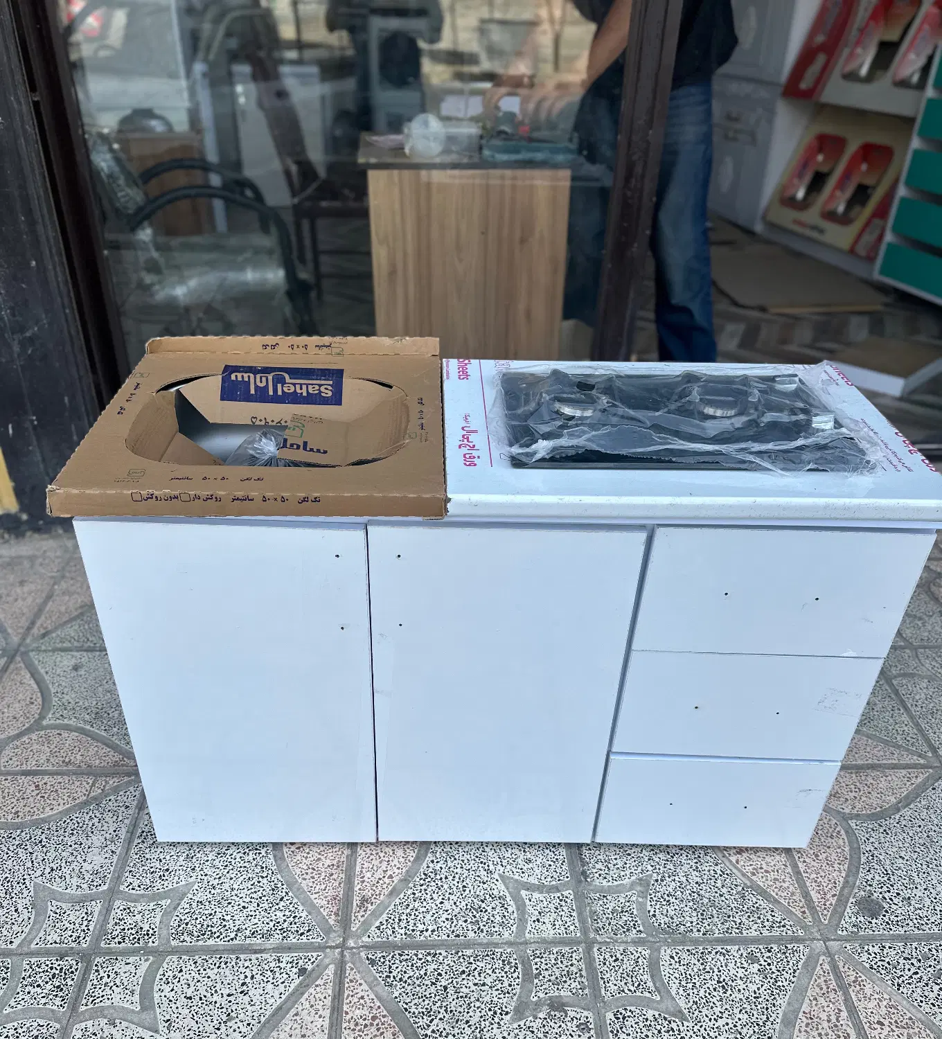 هود سینک گاز ام دی اف کابینت فلزی زیرسینک ابچکان|مصالح و تجهیزات ساختمان|تهران, شکوفه|دیوار