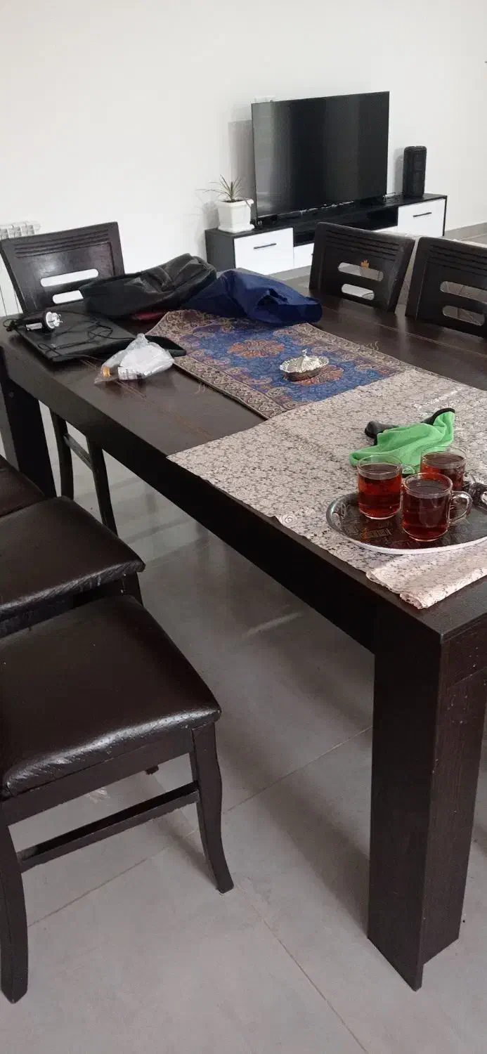 میز ناهار خوری هشت نفره|میز و صندلی غذاخوری|نوشهر, |دیوار