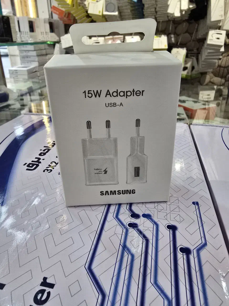 شارژر پکدار سامسونگ فست شارژر سریال دار|لوازم جانبی موبایل و تبلت|قم, حمام تالار|دیوار