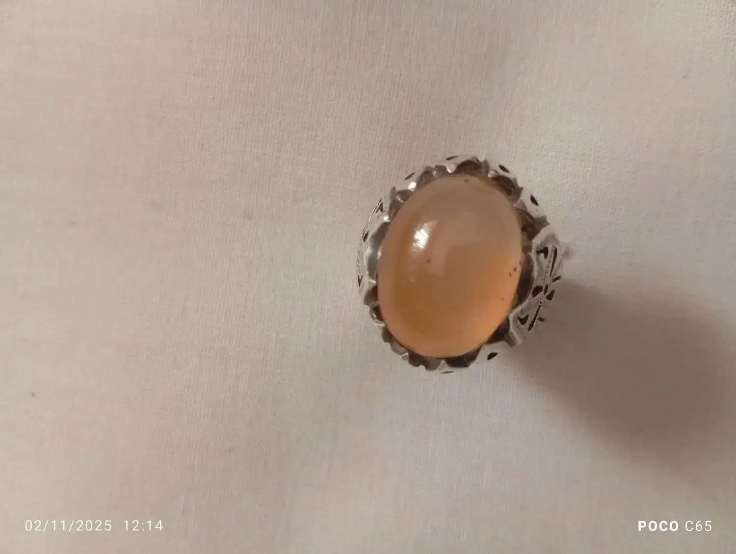 انگشتر عقیق قدیمی بارکاب دست ساز|جواهرات|رضویه, |دیوار