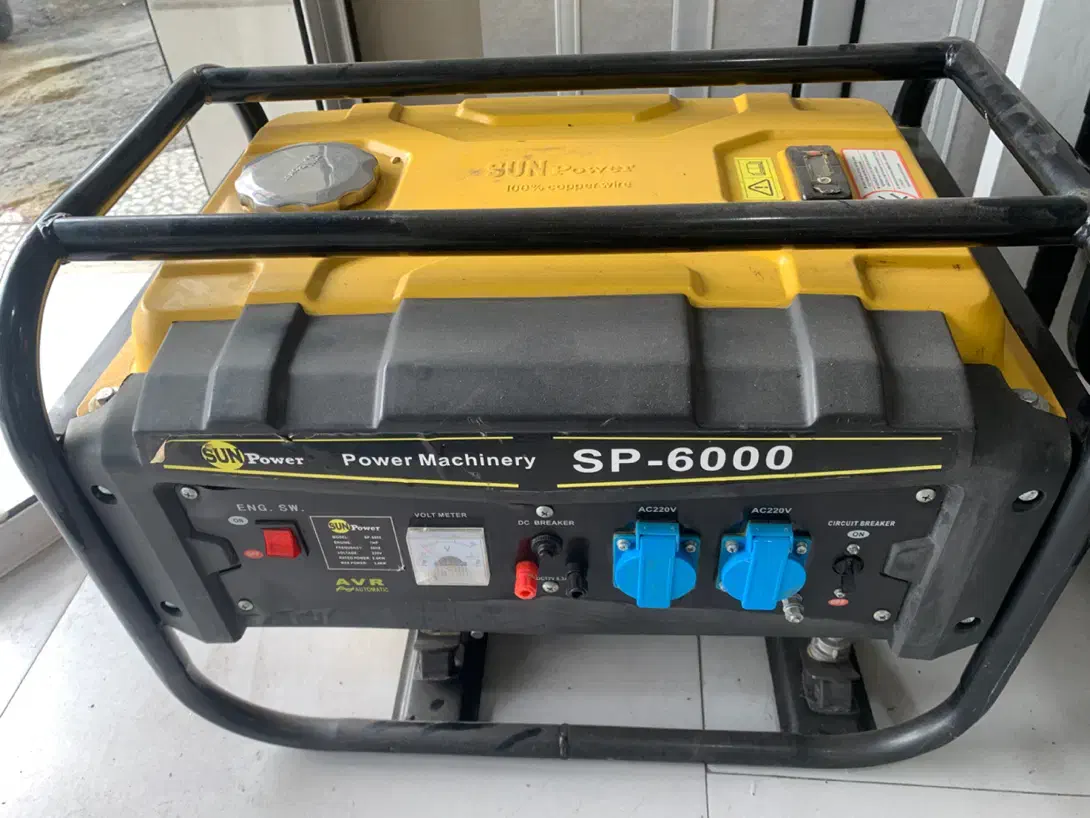 موتور برق بنزینی سان پاور ۱۶امپر سیم پیچ مسی|ماشینآلات صنعتی|فریدونکنار, |دیوار