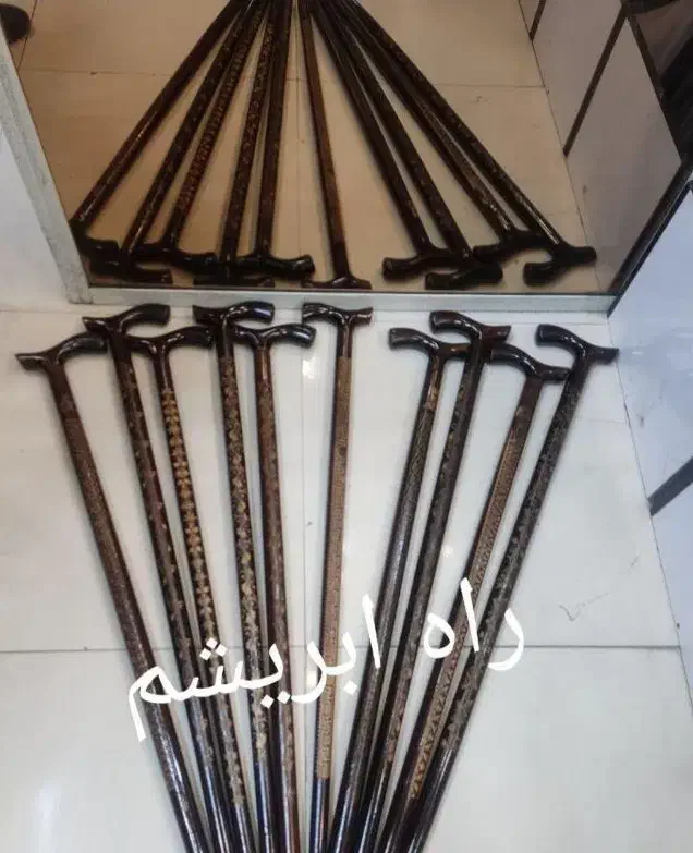 عصا چوبی طرح دار|آرایشی، بهداشتی، درمانی|مشهد, چهنو|دیوار