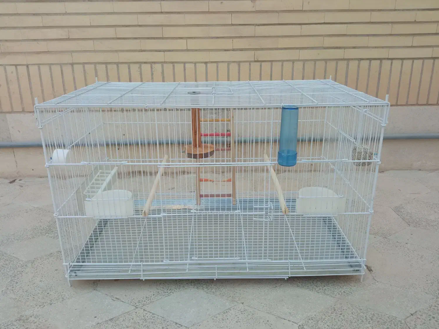 قفس بزرگ فلزی نو با وسایل|لوازم جانبی حیوانات|لار, |دیوار