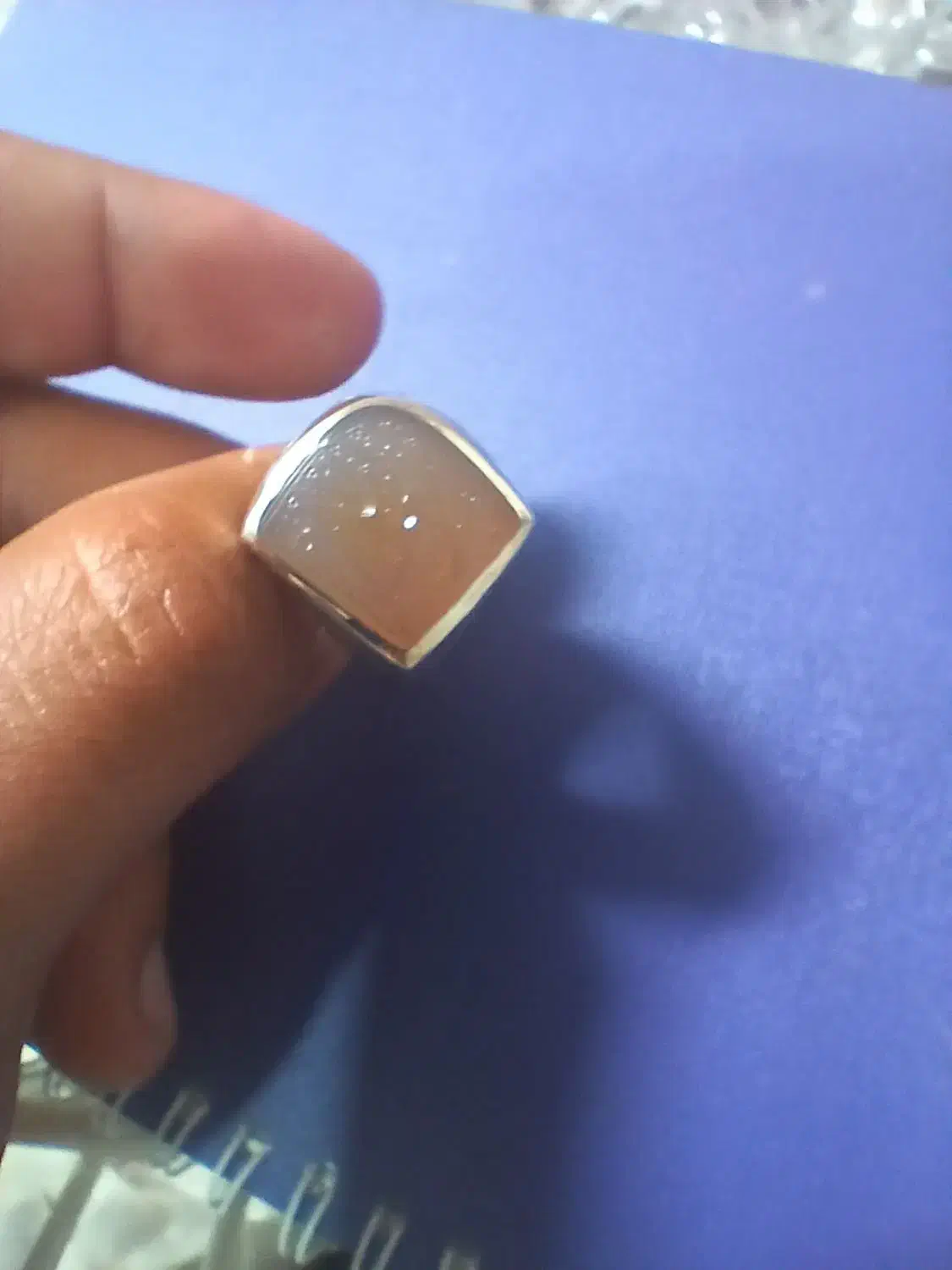 انگشتر عقیق یمنی خطی علی مولا نقطه ای دست ساز|جواهرات|میبد, |دیوار