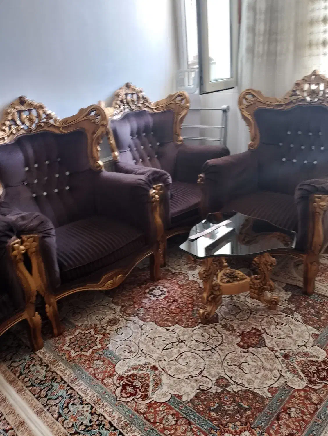 مبل سلطنتی|مبلمان خانگی و میز عسلی|مریوان, |دیوار