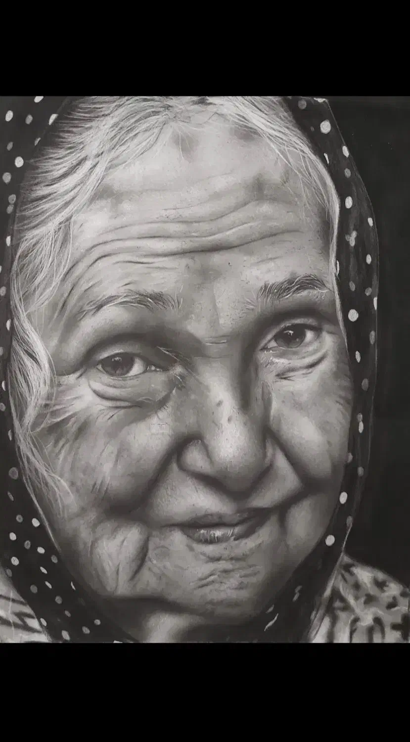 بهترین کادو برای روز مادر سیاه قلم|تابلو، نقاشی، عکس|نیشابور, باغ نو|دیوار