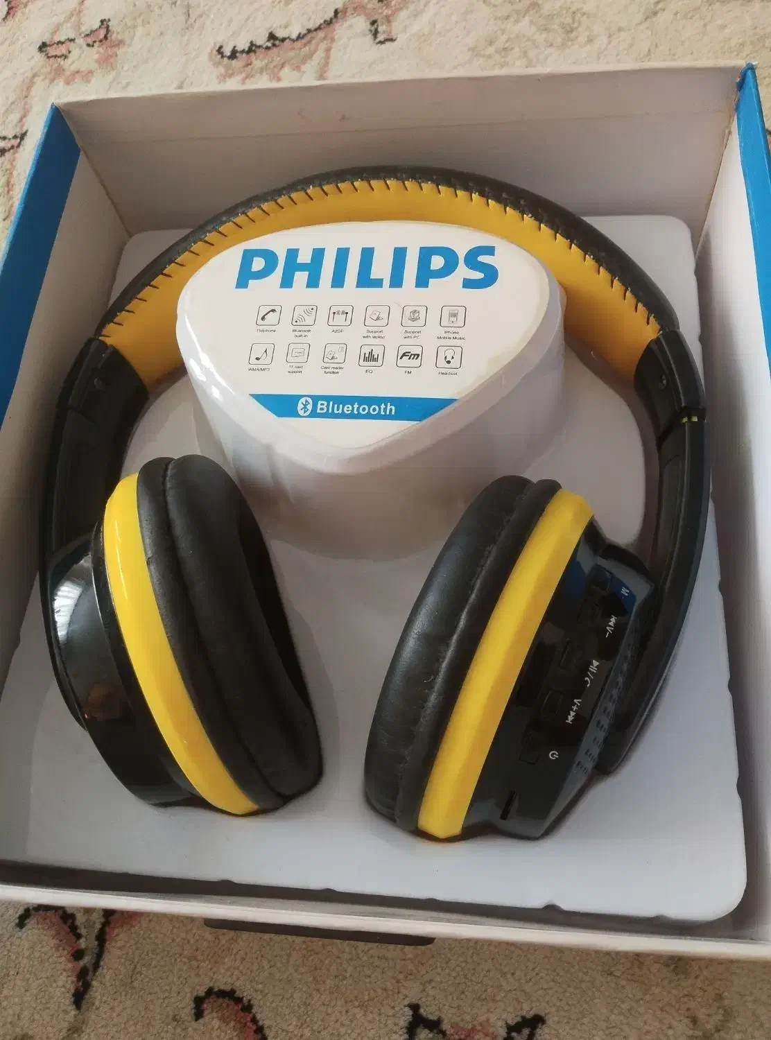 هدفن فیلیپس استفاده نشده فقط، باطری نداره|پخش‌کننده همراه|اراک, |دیوار