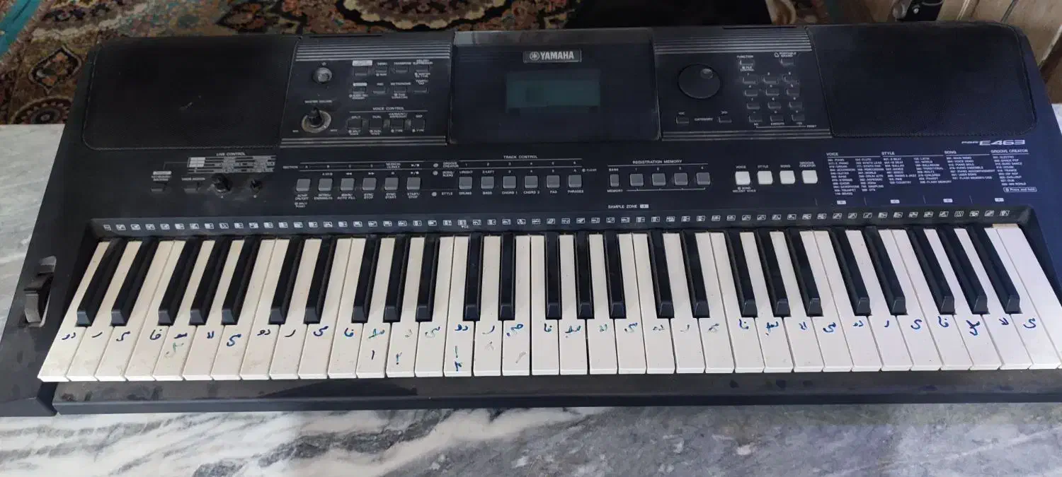 ارگ E463|پیانو، کیبورد، آکاردئون|کاشمر, |دیوار