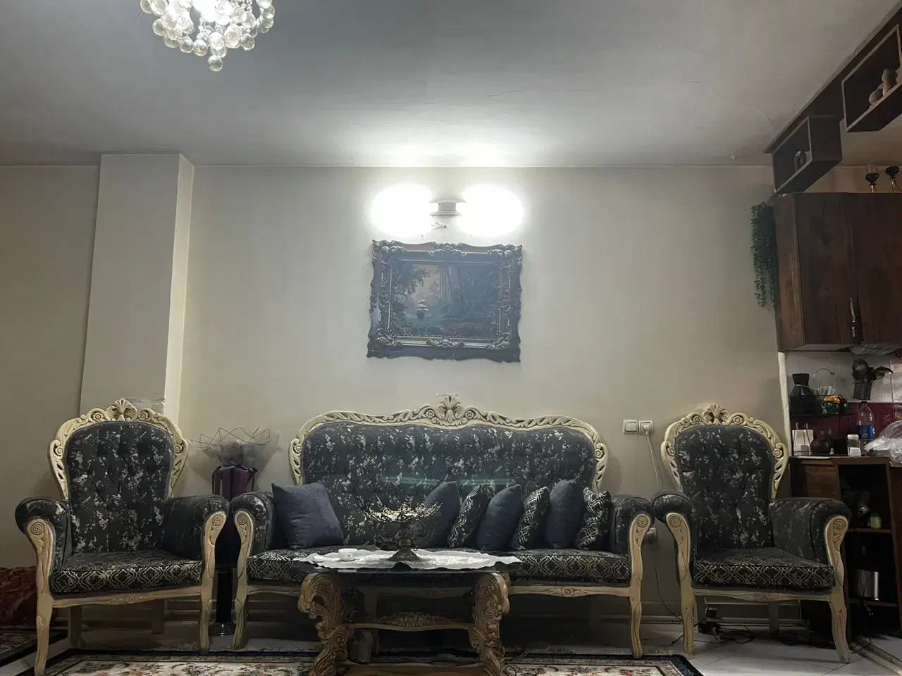 مبلمان 9 نفره سلطنتی|مبلمان خانگی و میز عسلی|تهران, شادآباد|دیوار