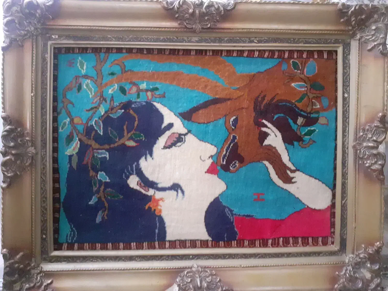 تابلو فرش دستبافت|تابلو فرش|الوند, |دیوار