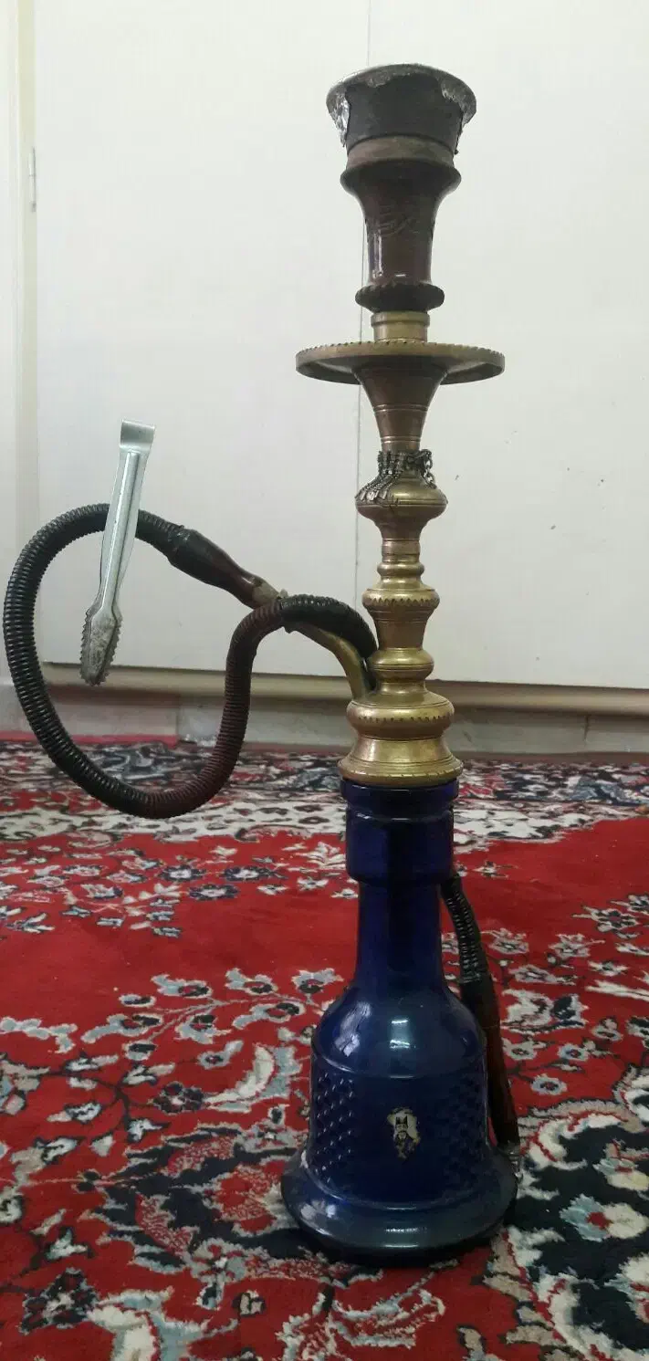 قلیان برنجی|کلکسیون اشیاء عتیقه|سمنان, |دیوار