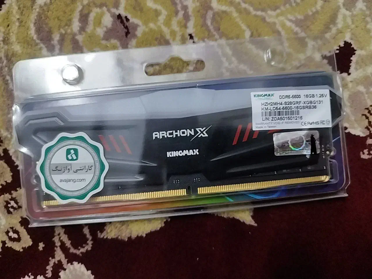 رم کامپیوتر کینگ مکس تک کاناله|قطعات و لوازم جانبی رایانه|پاکدشت, پاکدشت (مامازند)|دیوار