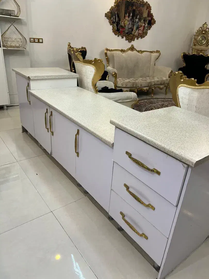 کابینت همراه با اجاق گاز صفحه ای|مصالح و تجهیزات ساختمان|ساوه, |دیوار