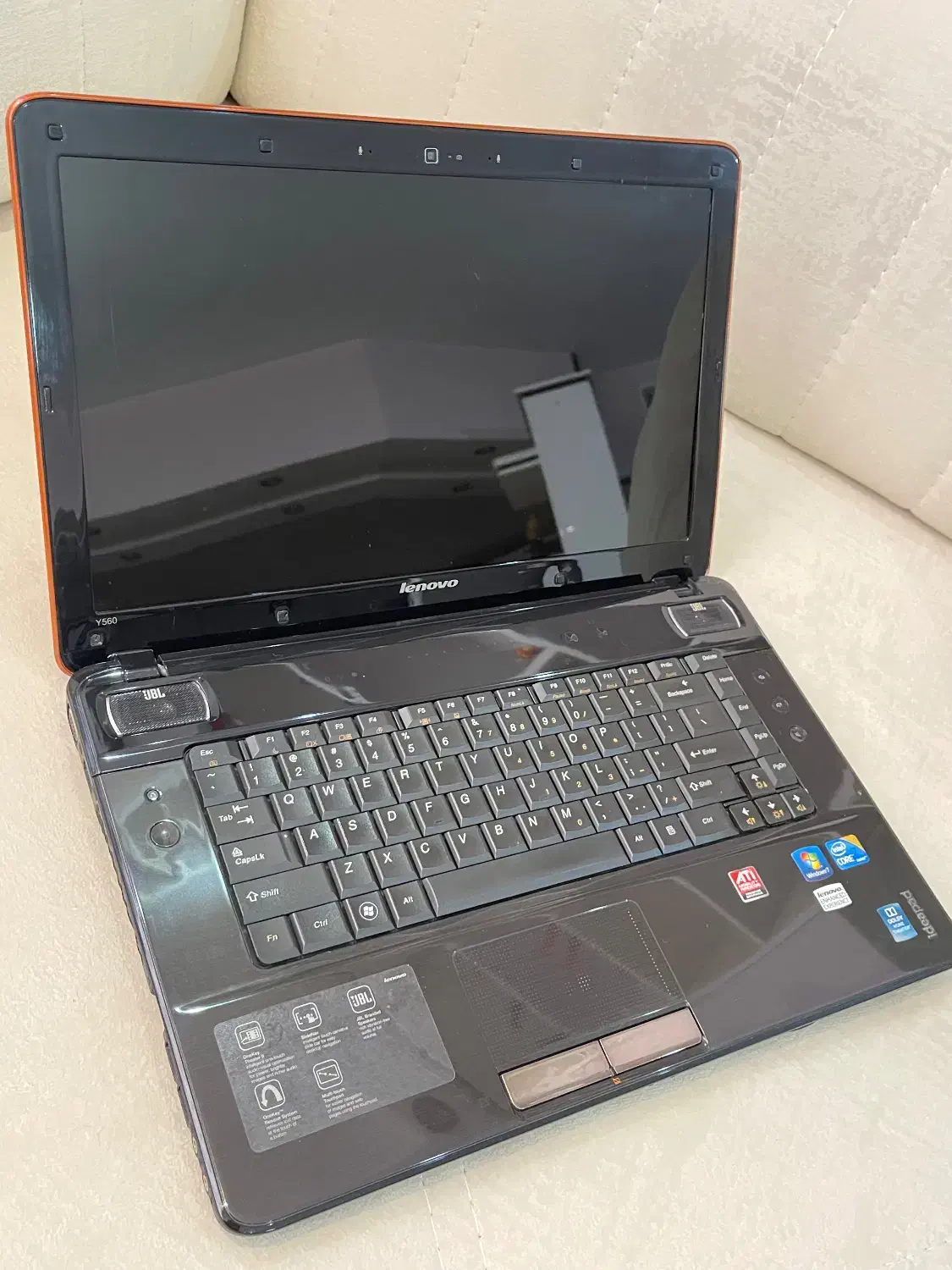 لپتاپ لنوو ideapad y560|رایانه همراه|شیراز, شهرک بهشتی|دیوار