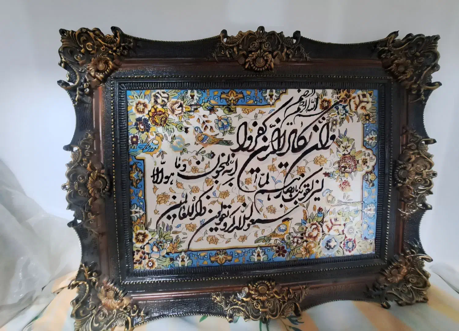 فروش تابلو فرش و ان یکاد برجسته|تابلو فرش|آران و بیدگل, |دیوار