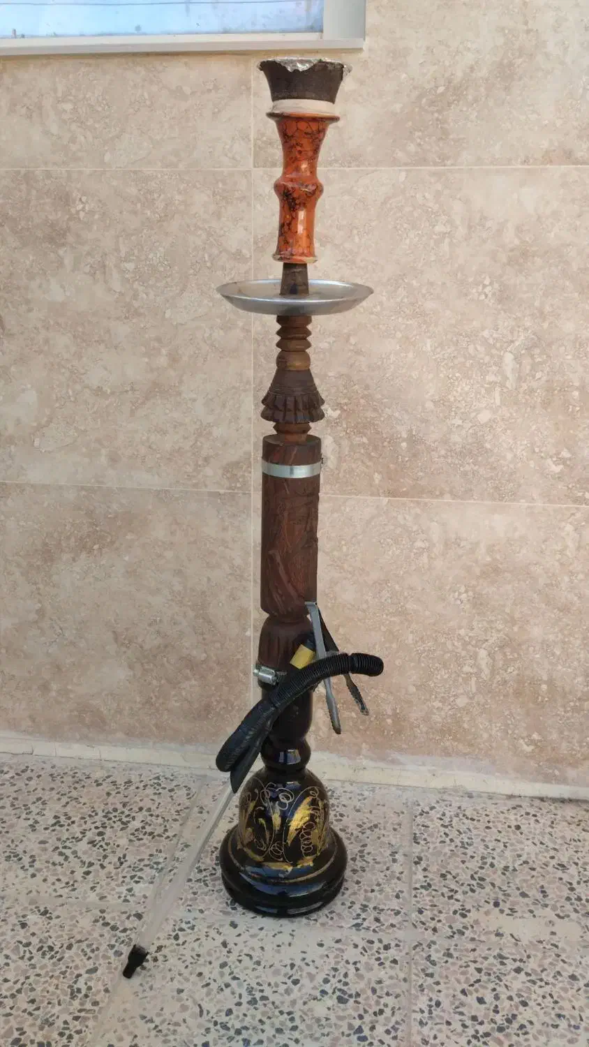 قلیون چوب گردو|کلکسیون و سرگرمی|تربتحیدریه, پایانه مسافربری تربت حیدریه|دیوار