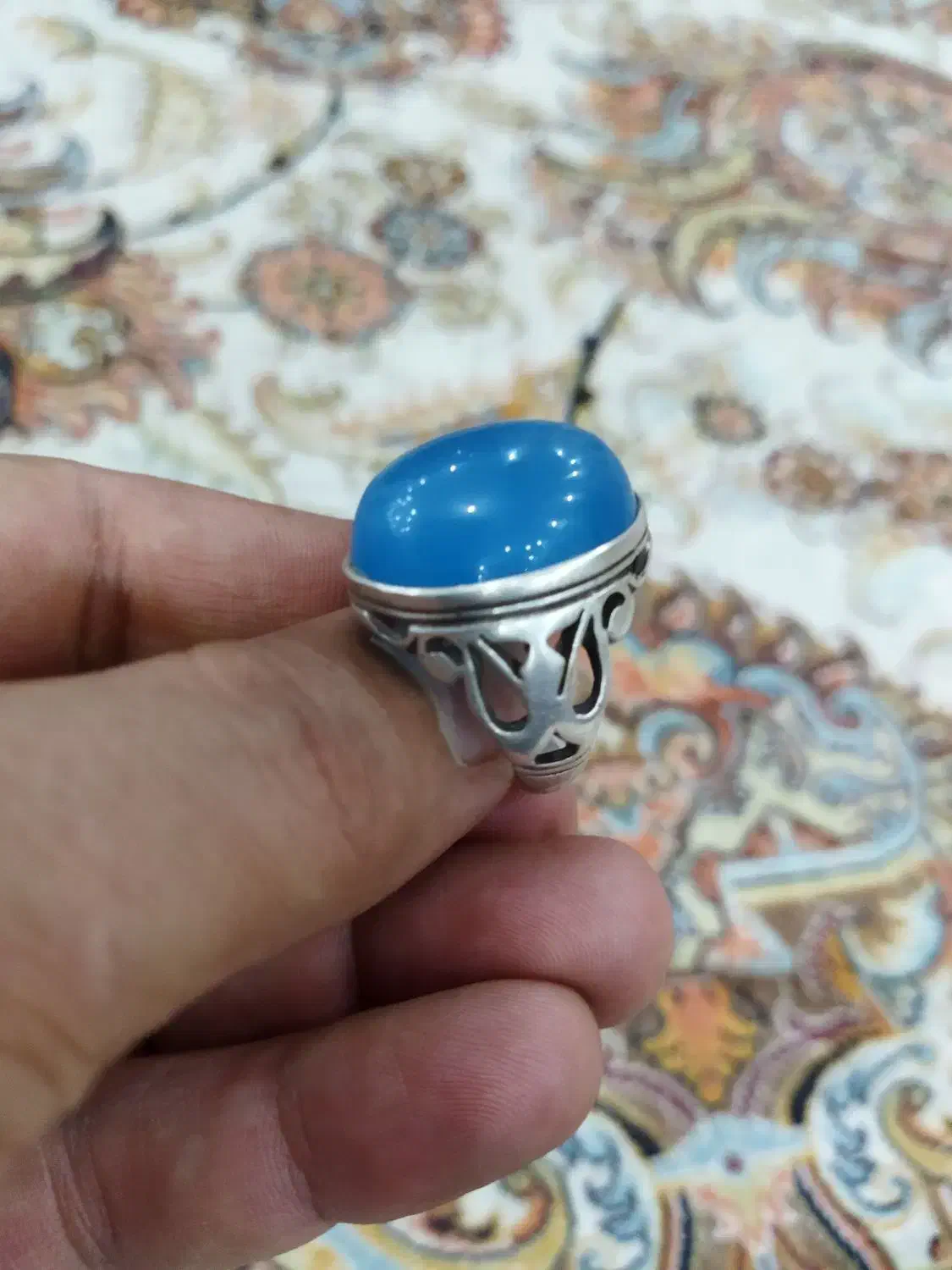 انگشتر نقره عقیق قدیمی تمیز|جواهرات|پاکدشت, پاکدشت (مامازند)|دیوار