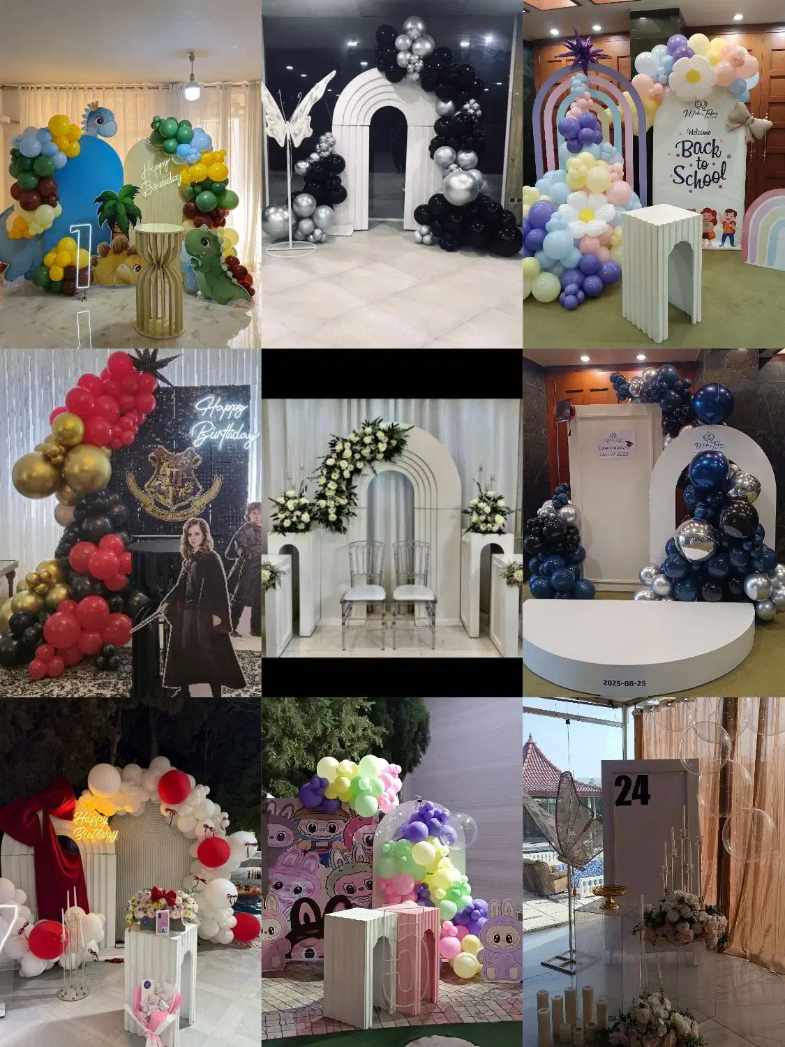 بادکنک آرایی گل آرایی افتتاحیه با بهترین قیمت|خدمات پذیرایی، مراسم|شیراز, شهرک گلستان|دیوار