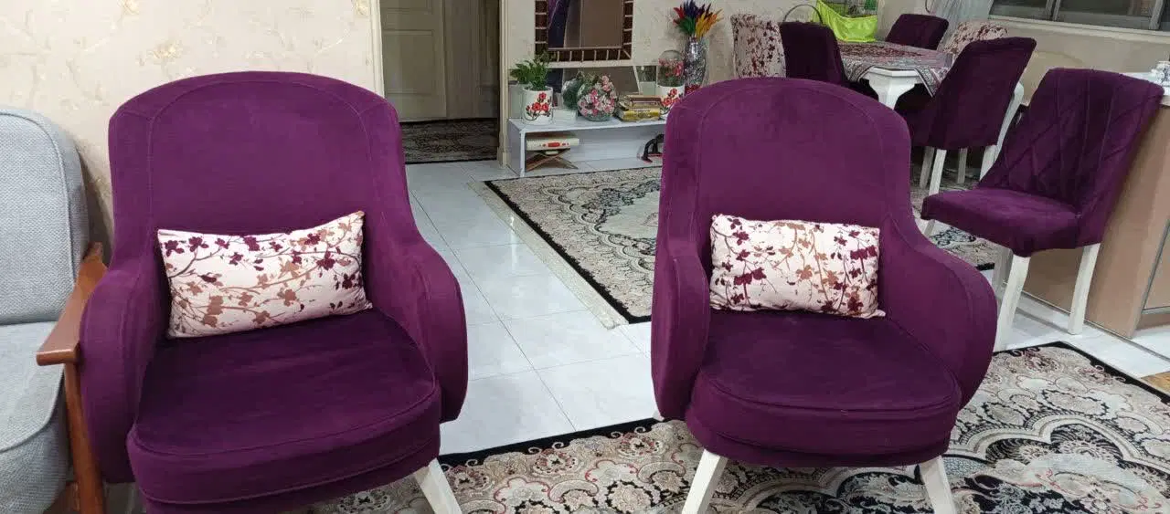 مبل ۷ نفره و میزناهارخوری ۶ نفره|مبلمان خانگی و میز عسلی|تهران, کوی بیمه|دیوار
