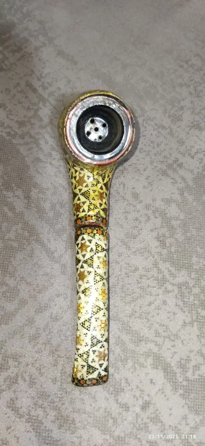 پیپ خاتم کاری|کلکسیون اشیاء عتیقه|سبزوار, توحیدشهر|دیوار