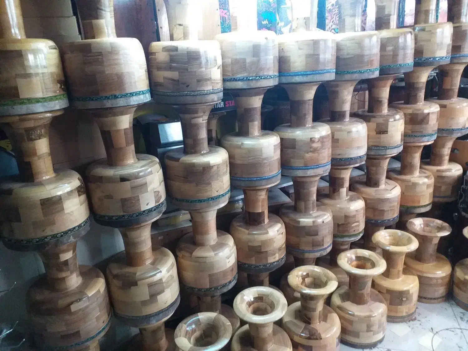 تنبک تمبک دف|سازهای سنتی|اراک, |دیوار