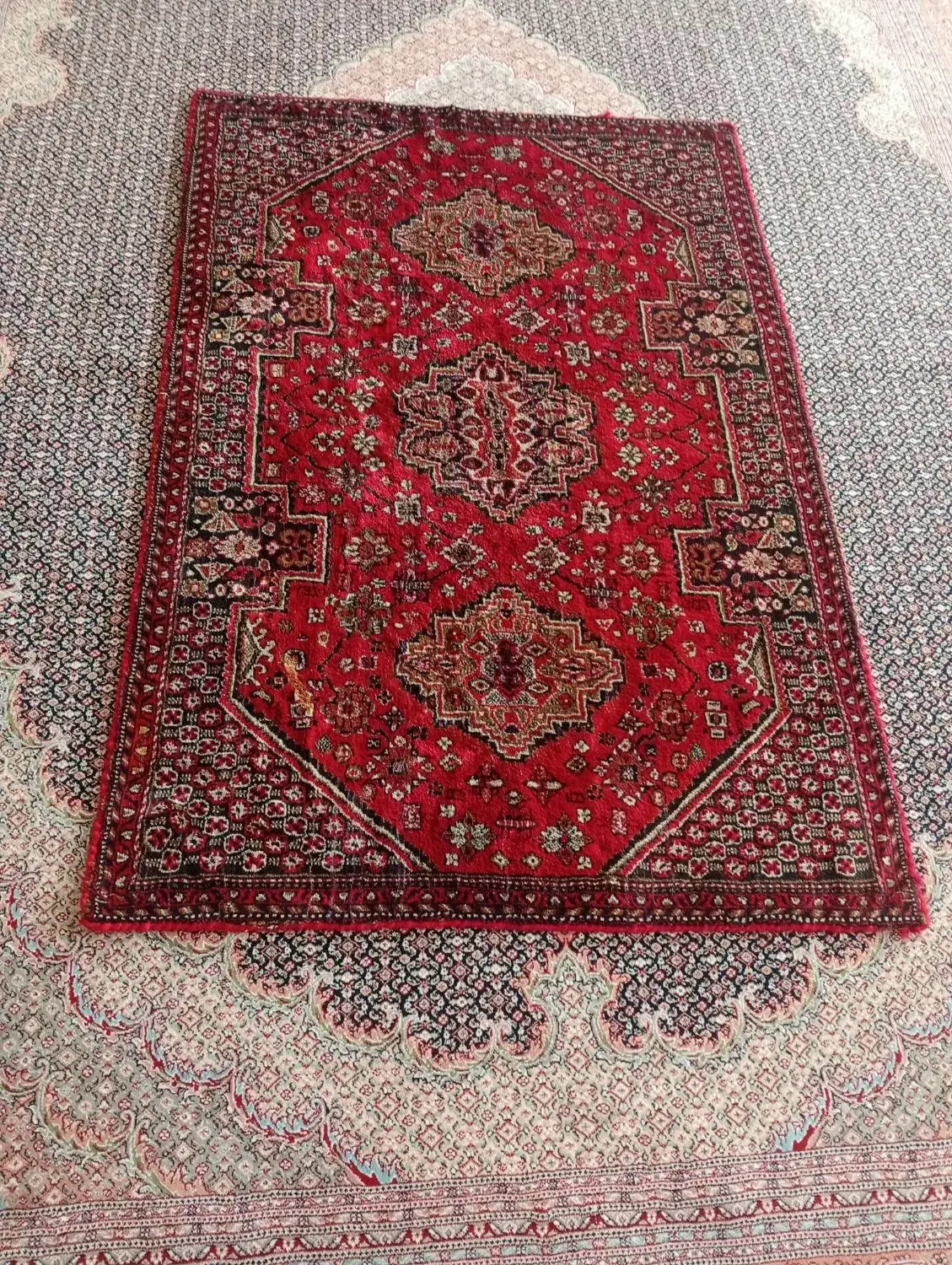 فرش ابریشمی|فرش|اردبیل, |دیوار