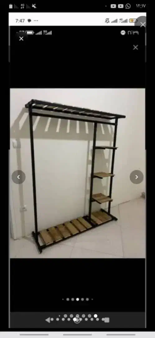 قرایی دار بند رخت رگال پیشخوان دار۴۵|بندرخت و رخت‌آویز|تهران, کرمان|دیوار