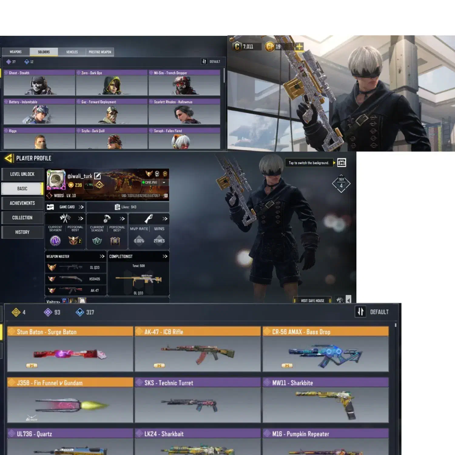 اکانت کالاف قدیمی و جذاب|کنسول، بازی ویدئویی و آنلاین|مرند, |دیوار