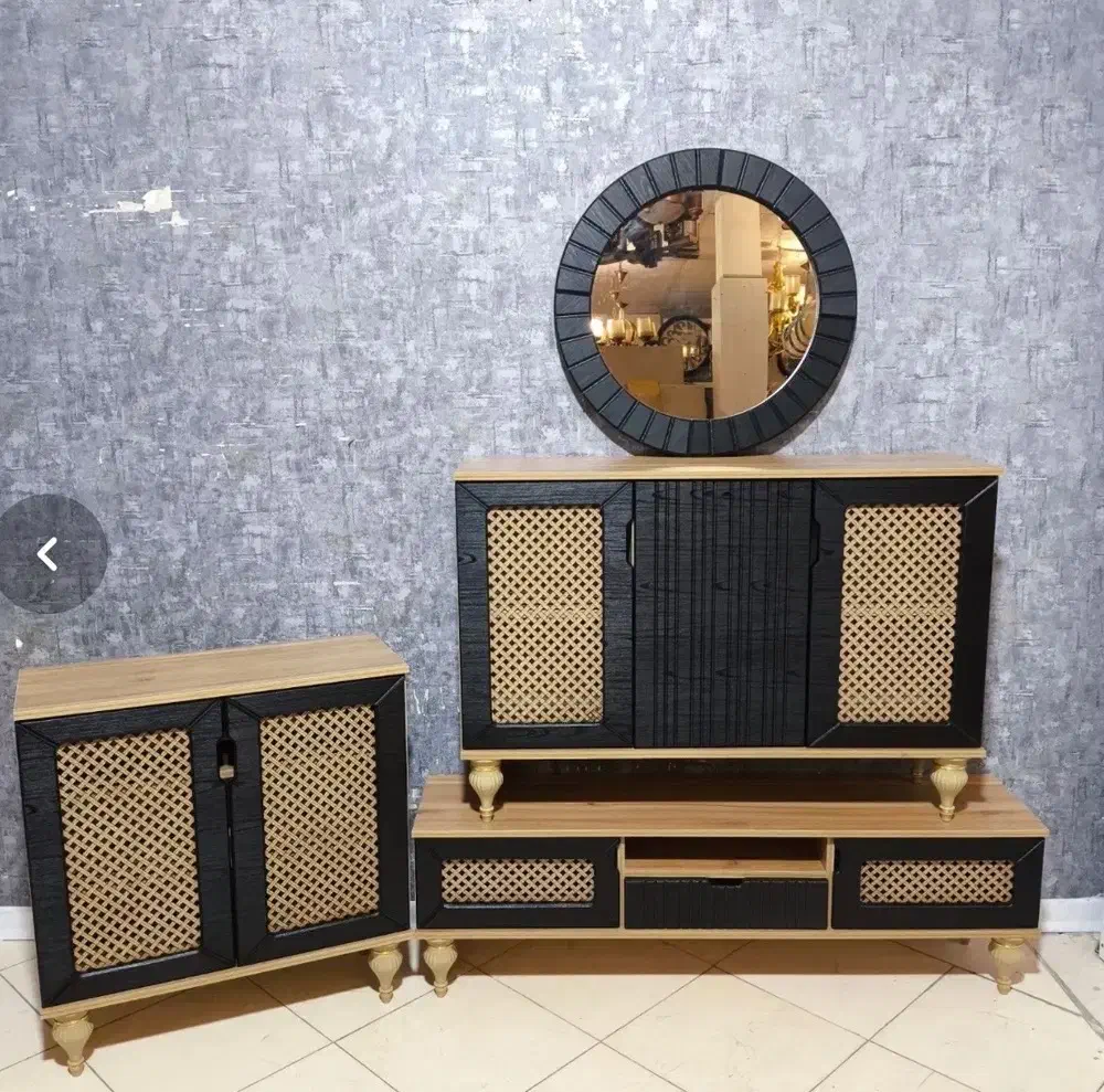 ست آینه کنسول میز تلویزیون  جا کفشی|بوفه، ویترین، کنسول|دورود, |دیوار