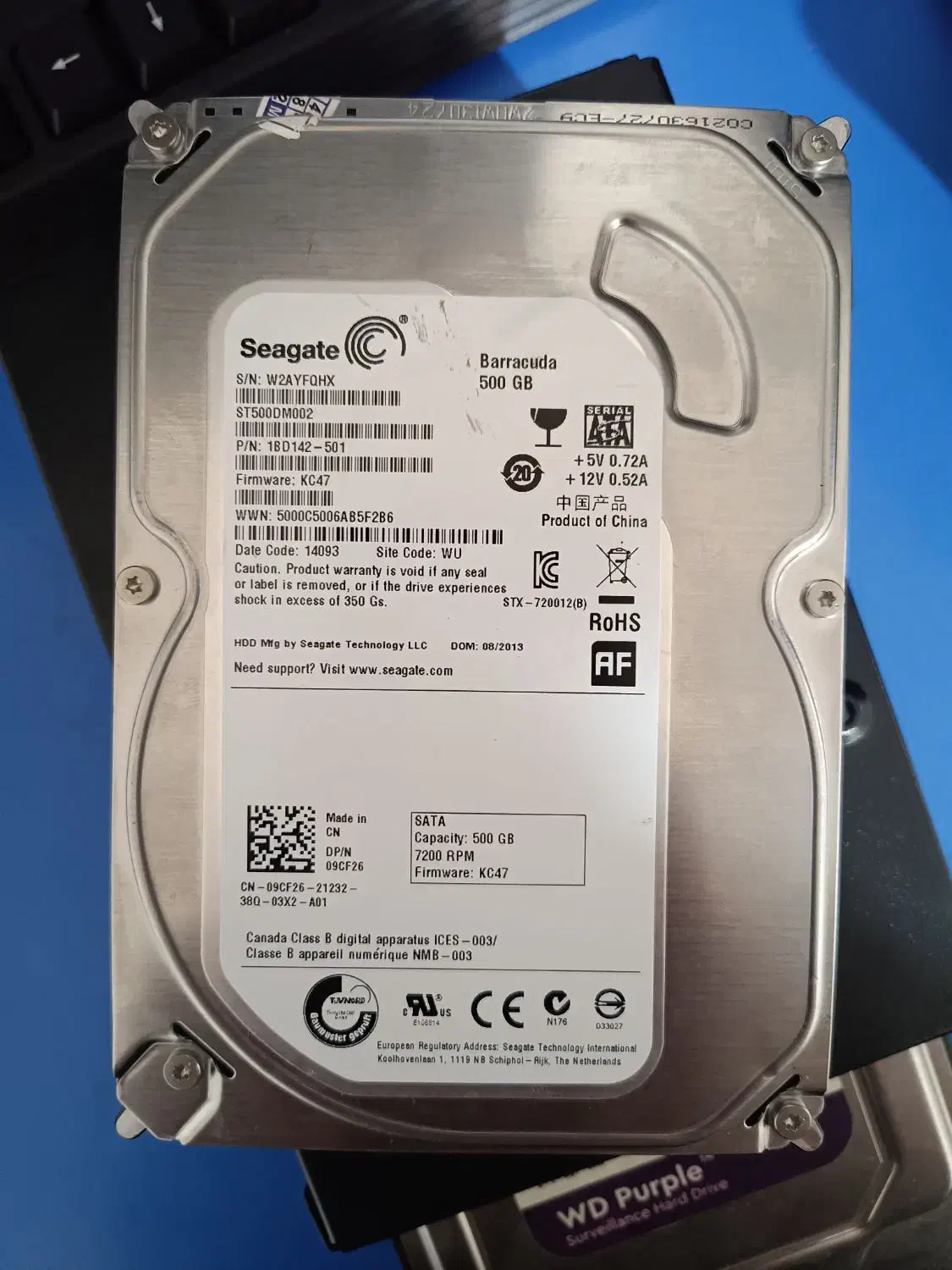 هارد ۵۰۰ گیگ Seagate در حد نو|قطعات و لوازم جانبی رایانه|ارومیه, |دیوار
