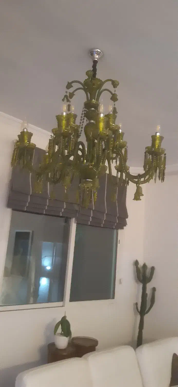 دو عدد لوستر کریستال|لوستر و چراغ آویز|تهران, تجریش|دیوار