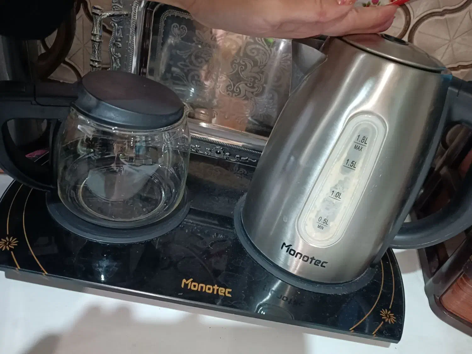 چای ساز و قوری monotecساخت ترکیه|سماور، چای‌ساز، قهوه‌ساز|صدرا-فارس, فاز ۱|دیوار