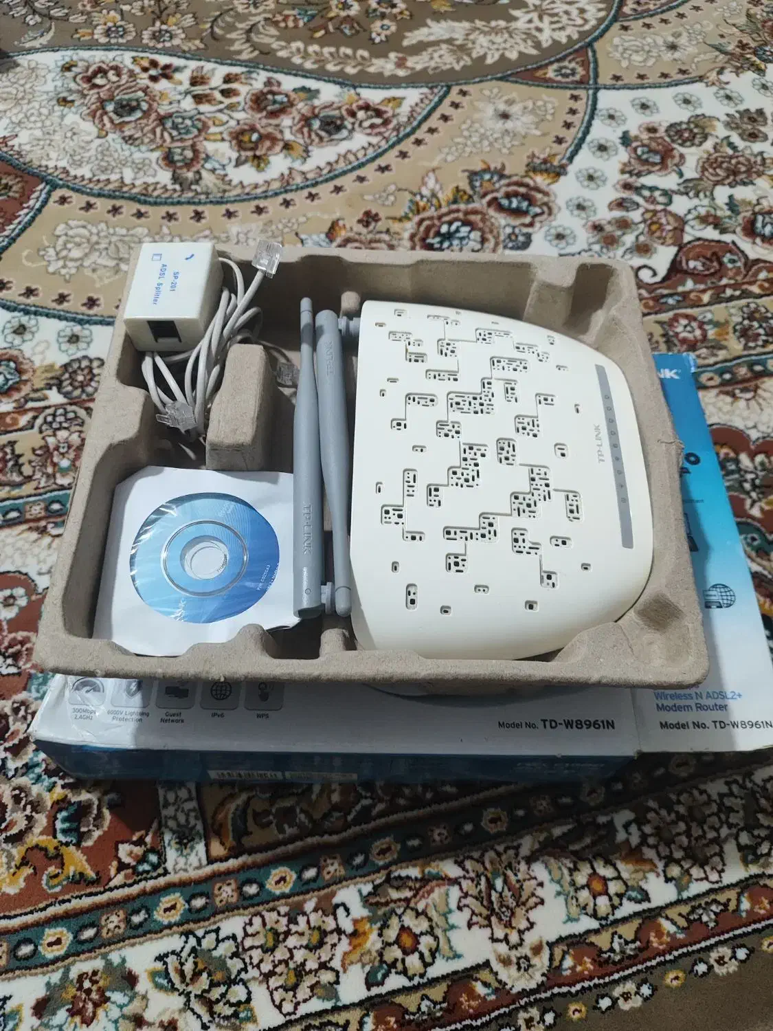 مودم وای فای تی پی لینک TD-W8961N|مودم و تجهیزات شبکه|رودهن, |دیوار