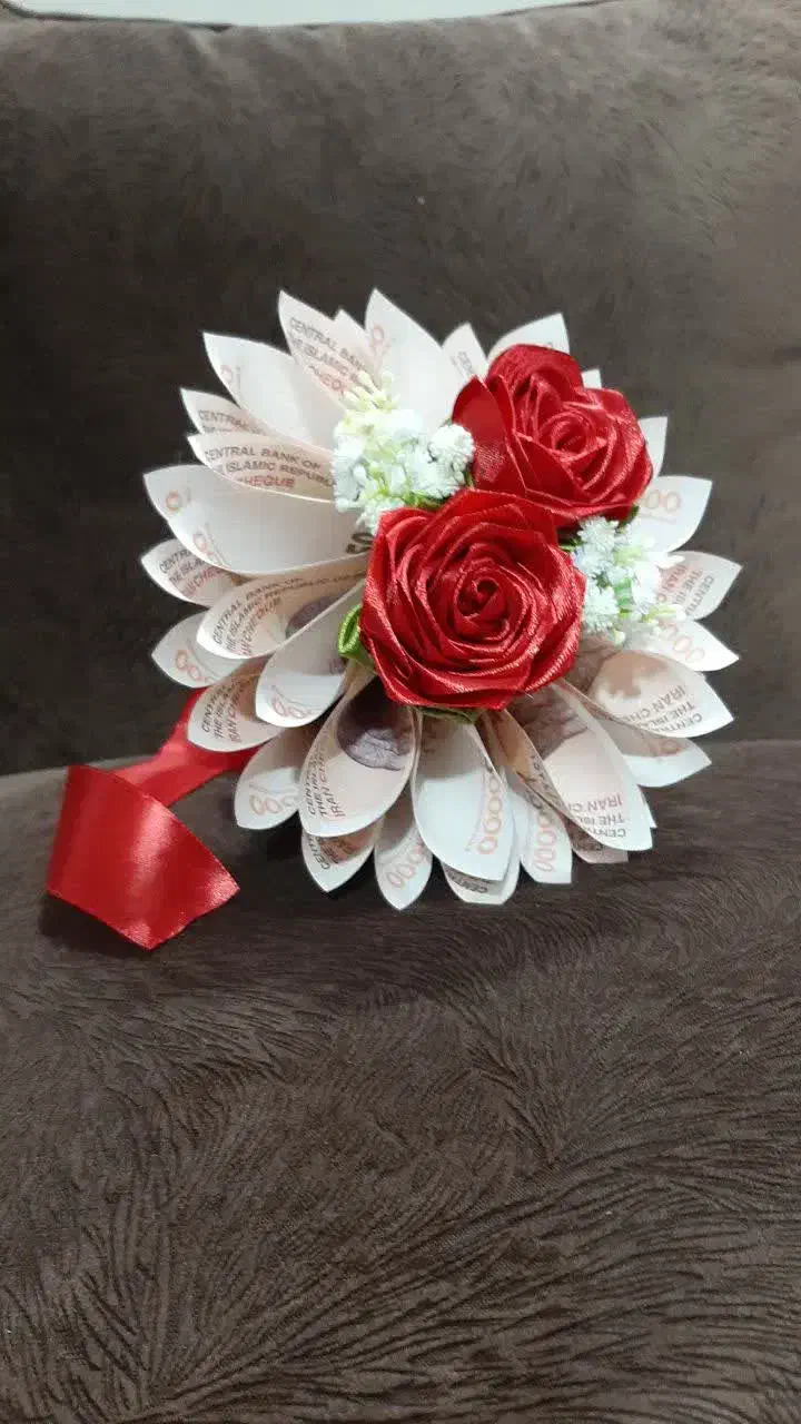 دسته گل روبانی|گل مصنوعی|کرج, عظیمیه|دیوار